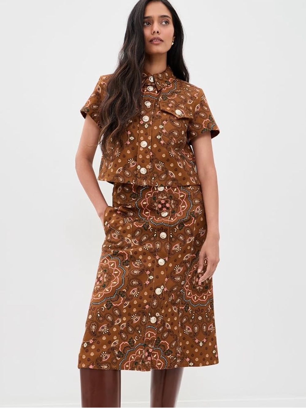 Cara Cara Paro Top + Juniper Midi Skirt
